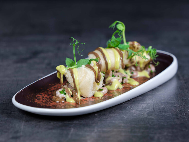 Eine leckere aussehende Essenskreation aus der Küche von Josephs Fine Dining